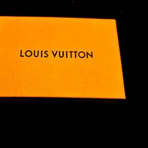 Brand New, Never Used Louis Vuitton Leather Wallet and Card Holder.